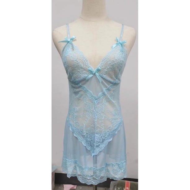 Lencería sexy estilo europeo y americano sexy de talla grande con tirantes de encaje de malla bordada falda ropa interior traje
