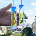 thumbnail image 4 of Dserhfy Faux Crystal Suncatcher Window Rainbow Maker Handmade Glass Hanging Pendant Lamp Chandelier Prisms for Home Garden Decor, 4 of 8
