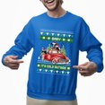 thumbnail image 2 of Christmas Sweatshirt, Funny Baby It's Cold Outside Christmas Sweatshirt, Cows in a Truck Ugly Sweater, Festive Crewneck for Holiday Parties & Gifts, 2 of 5