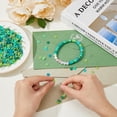 thumbnail image 4 of 4800Pcs 8 Colors Handmade Polymer Clay Beads Disc/Flat Round Heishi Beads Mixed Color 6x1mm Hole: 2mm 600pcs/color, 4 of 7