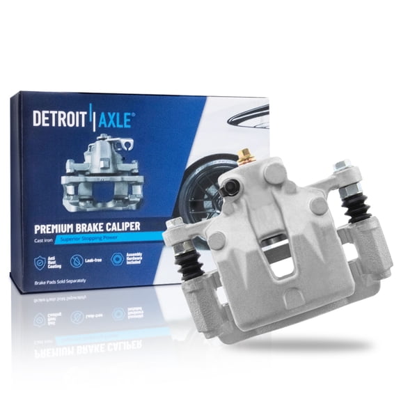 Detroit Axle - Rear Left Brake Caliper for 2015-2021 Kia Sedona, 2016 2017 2018 2019 2020 Brake Caliper with Bracket Assembly Replacement