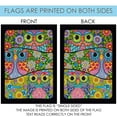 thumbnail image 4 of Toland Home Garden Three Owls Bird Owl Flag Double Sided 12x18 Inch, 4 of 5