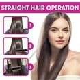 thumbnail image 3 of New 2 In 1 Hair Straightener Hot Comb Negative Ion Curling Tong Dual-purpose Electric Hair Brush, 3 of 11