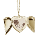 thumbnail image 1 of Antique Rose Brown Flower Plant Collar colgante en forma de melocotón con alas Unbranded M, 1 of 3