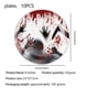 thumbnail image 1 of Xihbxyly Set para Fiesta de Terror de Halloween, Bandeja de Papel con Huellas de Manos, Vasos de Papel, Mantel, Decoraciones de Banderas, Temática Espeluznante, Perfecto para Halloween, Diseño Festiv, 1 of 1