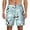 White, variant on Cute Panda Bear for Men's Swimming Trunks Swim Trunks Quick Dry Swim Shorts with Mesh Lining Funny Swimwear Bathing Suits