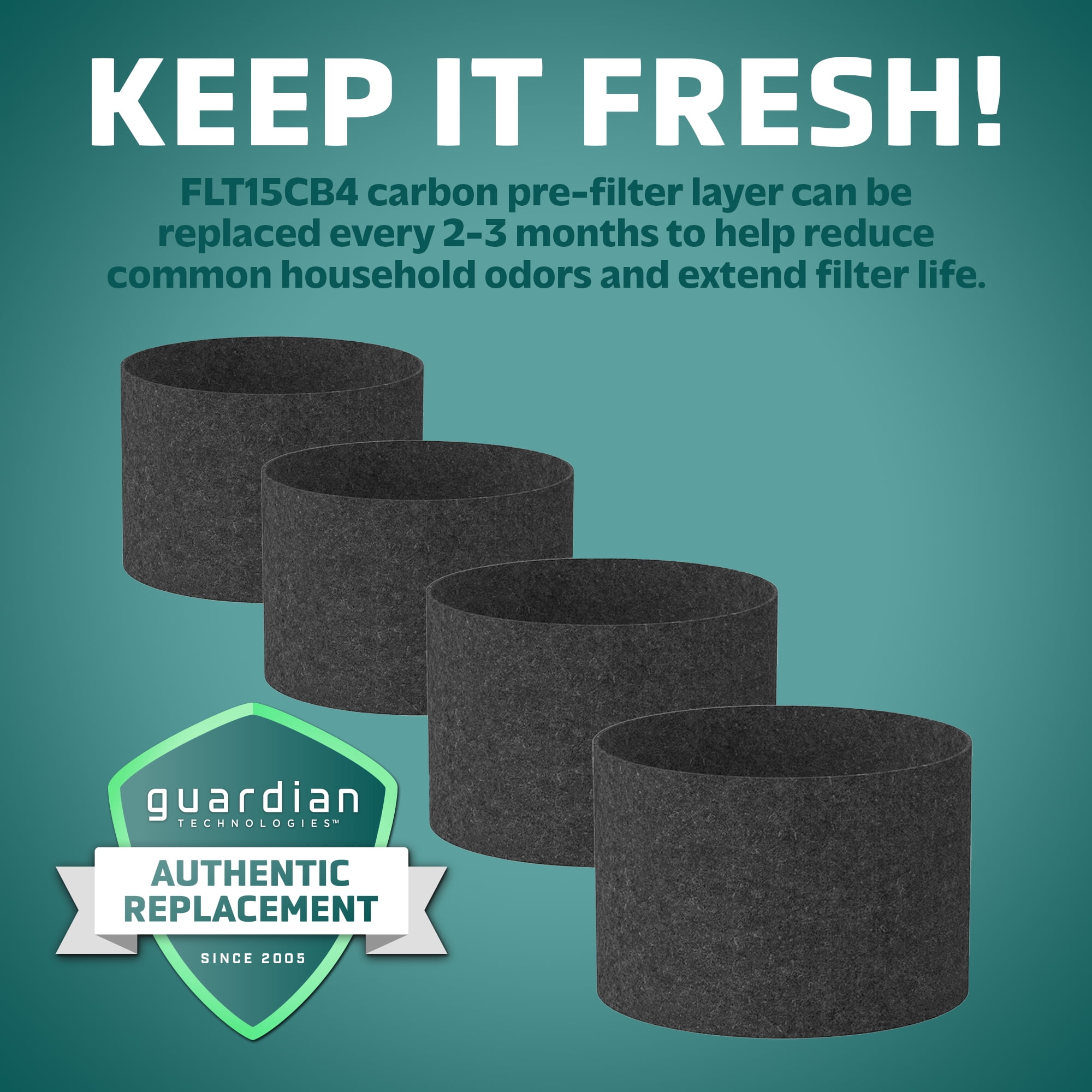 GermGuardian Air Purifier Replacement Filter V, FLT151, HEPA Pure, 1095 Sq ft., AirSafe Series, AC151