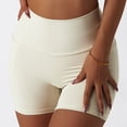 thumbnail image 3 of Pantalones cortos de Yoga para mujer, mallas deportivas de cintura alta, mallas de entrenamiento de secado rápido para mujer con bolsillos para correr y Fitness, 3 of 6