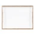thumbnail image 4 of Kate and Laurel Ehrens Decorative Wood Tray, Natural/White 13x17, 4 of 9