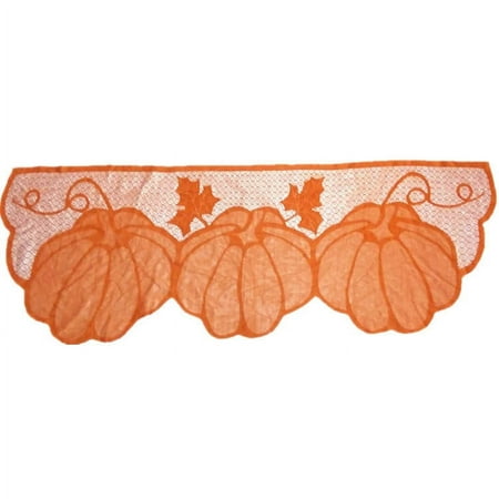 

Weloille Thanksgiving Fire Towel Pumpkin Maple Leaf Lace Thanksgiving Fire Towel Door Curtain