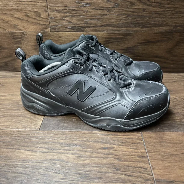 New Balance MX624 MX624AB2 Men US 13 4E Black Leather Cross-Training Shoes C7