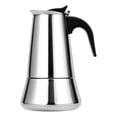 thumbnail image 1 of Tignapoo Portable Stainless Steel Coffee Maker - 100ml Capacity, Features Double Metal Filters, Anti-Scald Handle, Perfect for Home, Office, and Outdoor Adventures like Camping and Picnics., 1 of 6