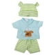 thumbnail image 1 of BRIGHTFUFU Conjunto de ropa para muñeca bebé de 10 pulgadas, accesorios para muñeca renacida, conjuntos de ropa para muñeca renacida, vestido para niña recién nacida y niño., 1 of 7