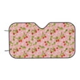 thumbnail image 6 of Lsque Strawberry Floral Car Windshield Sun Shade | Accordion Folding Style Auto Shade for Car Truck SUV Van | Blocks UV Rays Sun Visor Protector | Small, 6 of 7