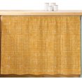 thumbnail image 2 of Amber Small Cabinet Curtains 10"W x 11"L, Farmhouse Vintage Amber Solid Color Modern Sink Skirt Dust-Proof Short Curtain for Bathroom Vanity Storage Cubby Desk, Self Adhesive Privacy Drapes, 2 of 9