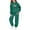 Dark Green, variant on Tiijoy Girls Valentine's Day Outfits Leopard Heart Print Hoodie Sweatpants Set, Sizes 2-3