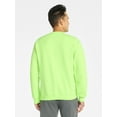 thumbnail image 3 of Athletic Works Men's and Big & Tall Men's Fleece Crewneck Sweatshirt, Sizes XS-5XLT, 3 of 4