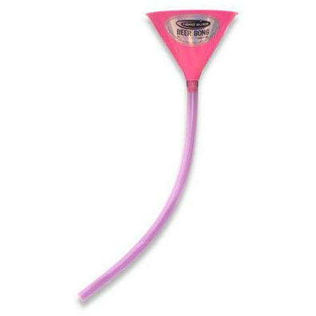 Pink Beer Bong - Girls Beer Funnel, Down a beer in a matter of seconds with this ingeniously designed beer bong. By
