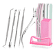 thumbnail image 1 of Kit De Para Manicure Y Limas Para Uñas Profesional 12 En 1 Malubero  Rosa, 1 of 5