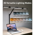 thumbnail image 5 of VicTsing LED Desk Lamp with Clamp, 24W Stepless Dimming Architect Light, 270°-360° Adjustable 3-Light Bars with 7×5 Eye Care Modes for Home, Office, Study, 5 of 10