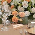 thumbnail image 3 of 12 Piezas DIY Letrero de Mesa de Acrílico en Letrero Transparente con Soporte Números de Mesa de Transparente Tarjeta de Mesa Decoración de Boda,D, 3 of 5