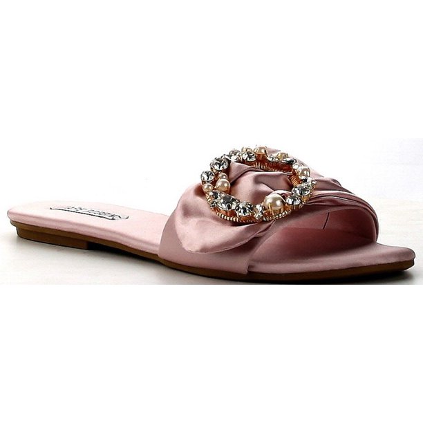 satin flip flops
