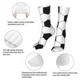 thumbnail image 3 of Xecao Soccer Ball Print Fashion No Heel Casual Crew Socks Cushioned Breathable for Men Women - Moisture wicking,Not easy to fade Suitable for daily, 3 of 7