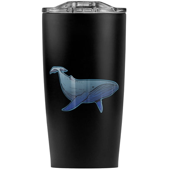 Humpback Whale Stainless Steel 20 oz Travel Tumbler, Vacuum Insulated & Double Wall with Leakproof Sliding Lid | Great for Coffee/Hot Drinks and Cold Beverages
