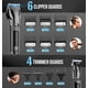 thumbnail image 5 of Novah - Juego de cortapelos y recortadora profesional para peluqueros, afeitadora de láminas, cortapelos profesional para hombres, cortapelos inalámbricos para barberos, kit de corte de pelo, se desva, 5 of 5