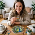 thumbnail image 3 of Acrylic Jigsaw Puzzle Suncatcher – 7.8in Sun Catcher Puzzle for Windows Hanging, Brain Teaser Learning Activity #002, 3 of 5