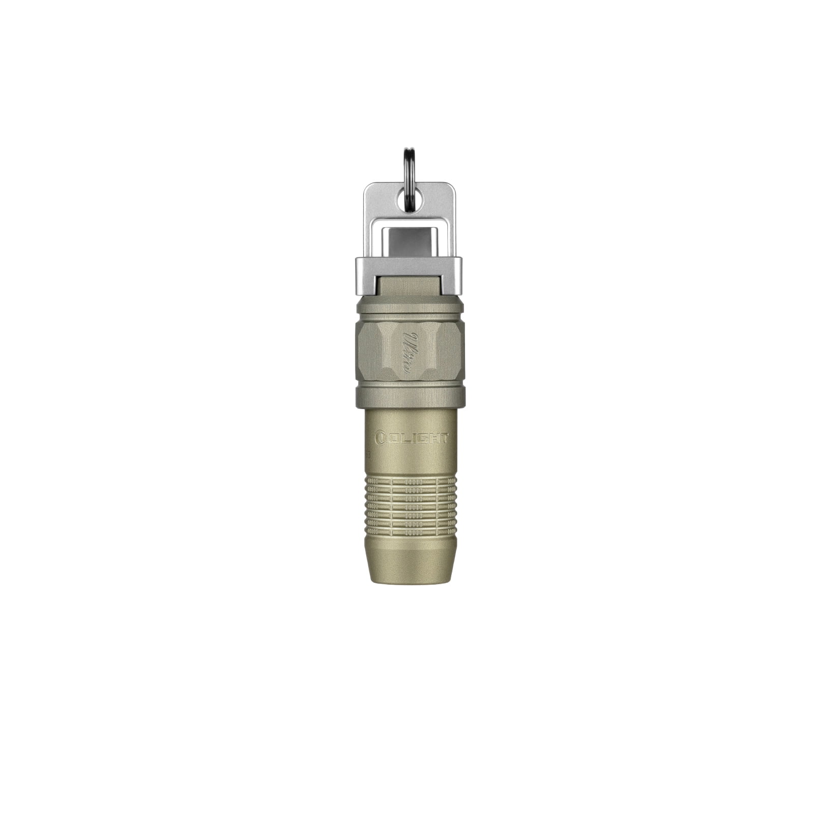 Olight iUltra Olive Green OAL Keychain Flashlight, 80 Lumens, USB-C Charging