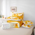 thumbnail image 6 of jejeloiu Cute Gooses Twin Bedding Sets 7-Piece,Fruit Orange Bedding Comforter Set,Rustic Farmhouse Cabin Sheet Sets For Girls Kids Boys,Microfiber Bedroom Decor Reversible, 6 of 8