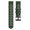 army green&black, variant on Replacement 22mm Dual Color Watch Band Silicone Watchband Sports Watch WristBand Smart Watch Strap BLUE&YELLOW