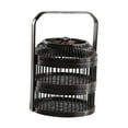 thumbnail image 4 of Lipstore Bamboo Storage Box Double Layers Rustic Lidded Tea Organizer for Party Daily S, 4 of 8