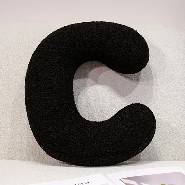 26 Almohadas con Letras, Bonitas y Suaves, Decorativas, con El Alfabeto Inglés, para Sala de Estar, Sofá, Cama, Coche.