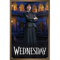 Wednesday - Portrait Wall Poster, 22.375" x 34" Framed