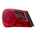 thumbnail image 2 of Brock Tail Light for 2011-2014 Sonata Quarter Mounted Bulb Type Left 924013Q000, 2 of 8