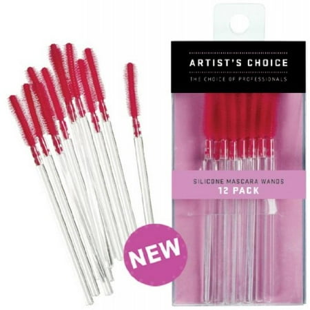 Artist's Choice Disposable Silicone Mascara Wands (12