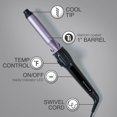 thumbnail image 3 of Remington Anti-Static 1-Inch Clipped Curling Iron with Titanium Protection, Fast Heat-Up, Ceramic Barrel for Soft Classic Curls & Defined Wa, 3 of 8