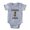 Heather Grey, variant on CafePress - Puggle Mom - Cute Infant Baby Football Bodysuit