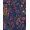 Blue, Pattern 1, variant on ODIKA 8'x10' Blue Multicolor Botanical Washable Area Rug Vintage Inspired Garden Blooms With Decorative for King Size Bedroom Under Bed, Master Suite, Non-Shedding, Easy Care