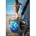 thumbnail image 5 of WorryFree Gadgets Hopestar 120W Bluetooth Speaker with Tripod & Two Microphones, Dark Blue, 5 of 20