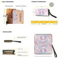 thumbnail image 3 of ZUXONGSY Axolotl Cherry Blossom Print Top Handle Bag with Waterproof Cosmetic Bags Wallet for Women PU Leather Top Handle Satchel Set with Portable Cosmetic Pouch Purse Credit Card Holder Wallet, 3 of 4