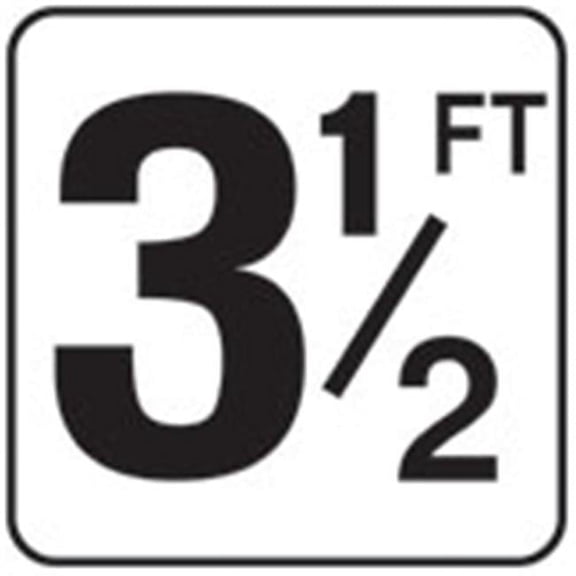 Inlays V620035 6 in. Vinyl Stickon 3.5 ft.