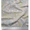 thumbnail image 1 of Soimoi Poly Georgette Fabric Flower Artistic Print Fabric by Yard 52 Inch Wide, 1 of 3