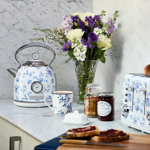 VQ Laura Ashley SS 1.7L Dome Kettle, China Rose - Walmart Business