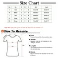 thumbnail image 2 of Tops d'Été de Mode pour Femmes Col Rond Dentelle Casual Manches Courtes Imprimés Ample Fit Tops, 2 of 7