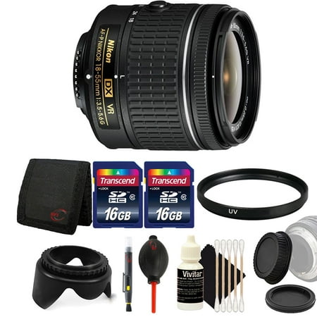 Nikon AF-P DX NIKKOR 18-55mm f/3.5-5.6G VR Lens for Nikon D500 D5500 D5300 D3300 D3400 D5600 with