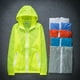 thumbnail image 2 of Mujeres Hombres adolescentes niños secado rápido ultrafino ultraligero protector solar UV UPF40 + chaqueta ciclismo correr Camping abrigo piel cortavientos, 2 of 5