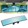 thumbnail image 2 of 8 Inch Car Interior Rear View Mirror - Anti Glare Wide Angle Replacement Mirror 2 of 14